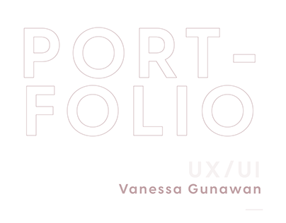 UI/UX Designer Portfolio 2020 - Vanessa Gunawan