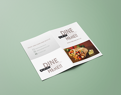 DINE WITH US BROCHURE