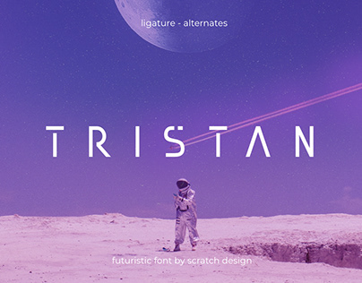 Tristan - Futuristic Font