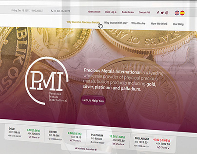 PMI Website Redesign