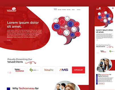 Digital Agency Website Design | UI UX Design