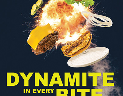 Exploding Hamburger Ad
