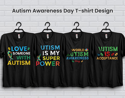 Autism Awareness Day T-shirt Design