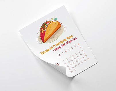 Gastronomic Delights | Calendar Design