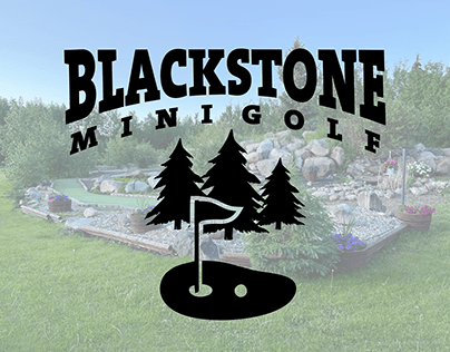 Blackstone - Miniature Golf Course Logo Design