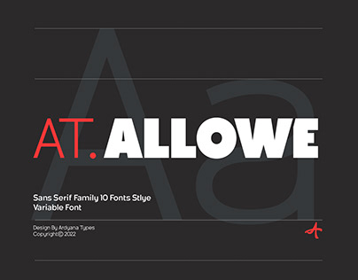 FREE | At.Allowe - Modern Sans Serif