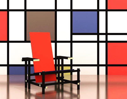 Chair 1918 from Gerrit Rietveld.