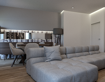 Small City Apartment -3D Archviz & Interior Design