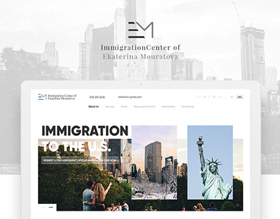 Website UI design - New York Law holding