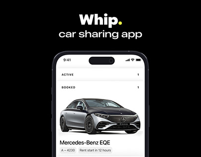 Whip – car sharing iOS app