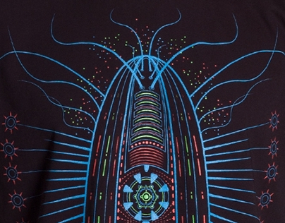 Technofilia D97 UV T-Shirt Art Design