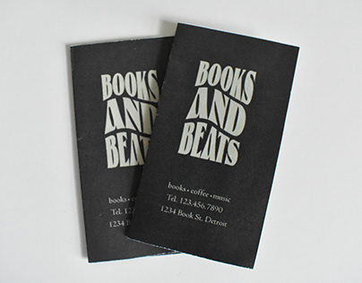 Books & Beats Concept Mockup