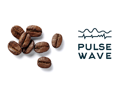 Pulse 
Wave cafe 
branding