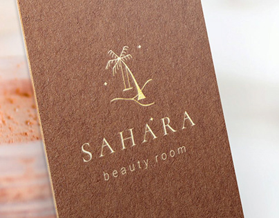 Логотип для студии красоты "SAHARA"