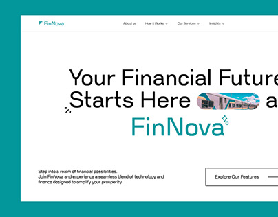 FinNova - Fintech Landing Page