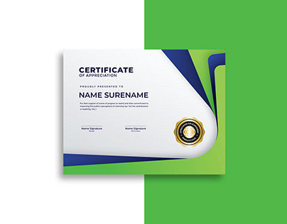 certificate design