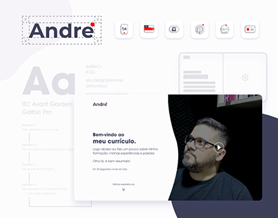 Marca + Site pessoal | André Bernardes