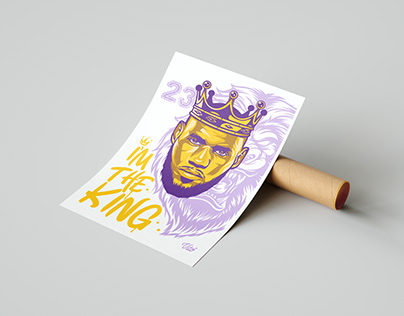 Illustration "I`m The King"