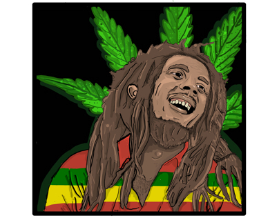 Bob Marley illustration