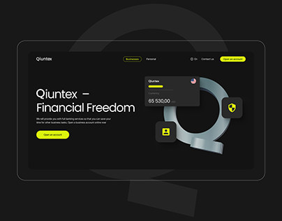 Qiuntex bank. Corporate website
