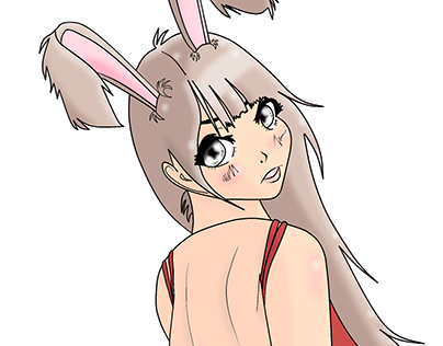 Embarrassed Easter Bunny