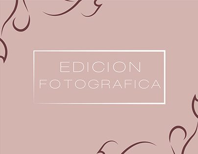 EDICIÓN FOTOGRÁFICA