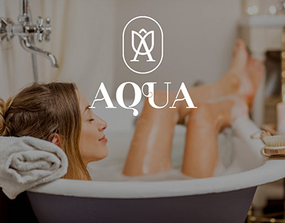 Aqua logo design,