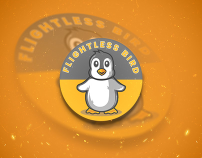 Flightless Bird Logo Design || Penguin Logo Design
