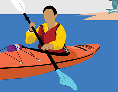 USC VRC Ocean Kayak Poster