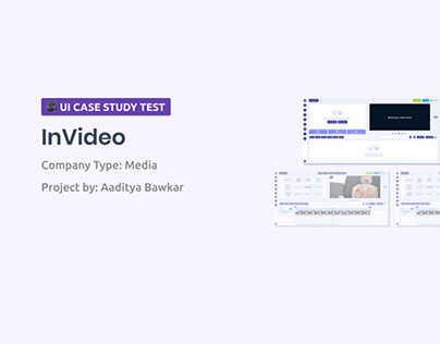 InVideo UI/UX Video Editor Design & Case Study.
