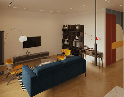 Living Room Visualisation. Design by Vusal Madatov