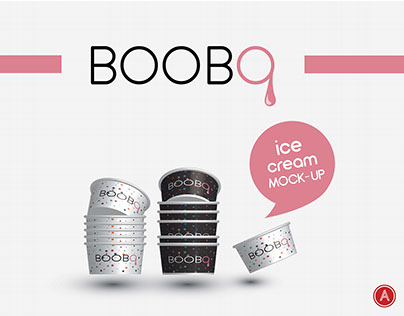 BOOBQ Ice Cream Packaging by AdisonCreativeStudio.