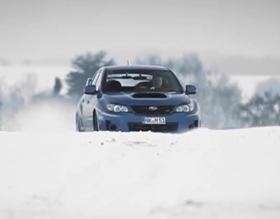 Subaru Impreza WRX STi Sedan Slowmotion Drifts