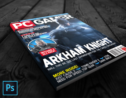 PC Gamer Arkham Mockup