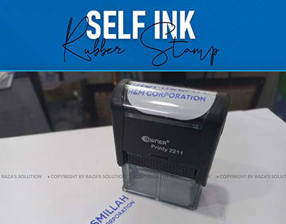 Self ink Rubber Stamp-Bismillah H&M