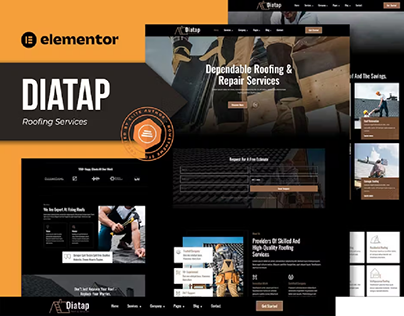 Diatap - Roofing Services Elementor Template Kit