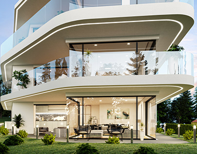 Luxury House With a Beautiful Panorama - ArchViz