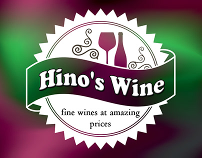Hino's Wine Logo Design's