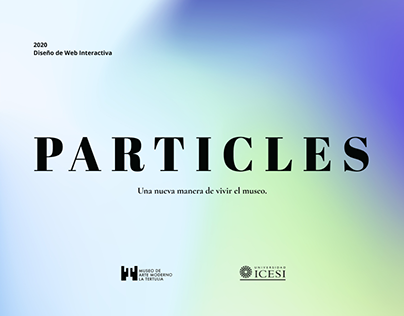 Particles: Web Interactiva Museo La Tertulia