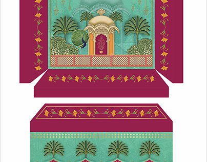 Mughal taper box