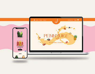 Pennyjuice Redesigning | UI/UX