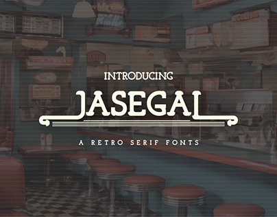 Jasegal - A Retro Serif Font