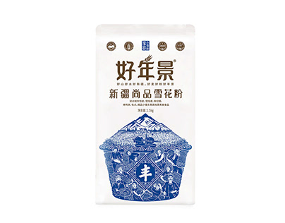 Flour food packaging design
