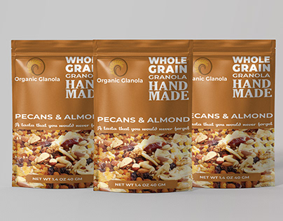 PECANS and ALMOND POUCH PACKAT DESIGN