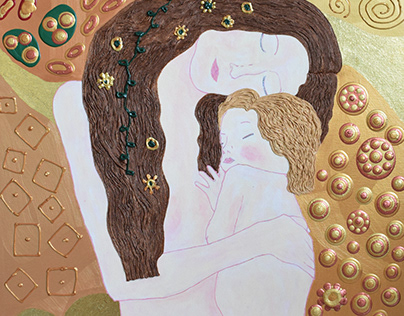 Mother and child, Gustav Klimt - interpretation