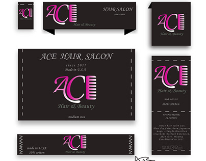 Branding for ACE hair salon