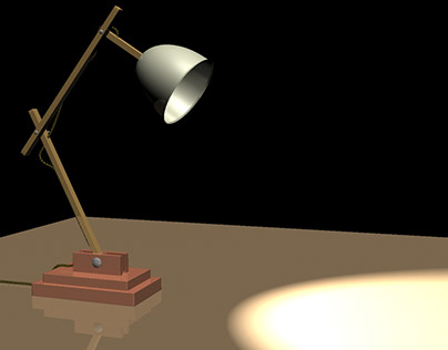 3D Wood Desk Lamp
