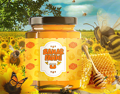 honey poster design