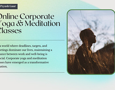 Online Corporate Yoga & Meditation Classes
