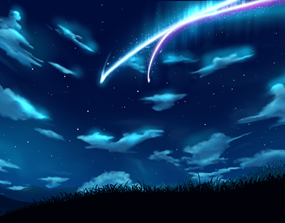 Kimi no nawa night sky